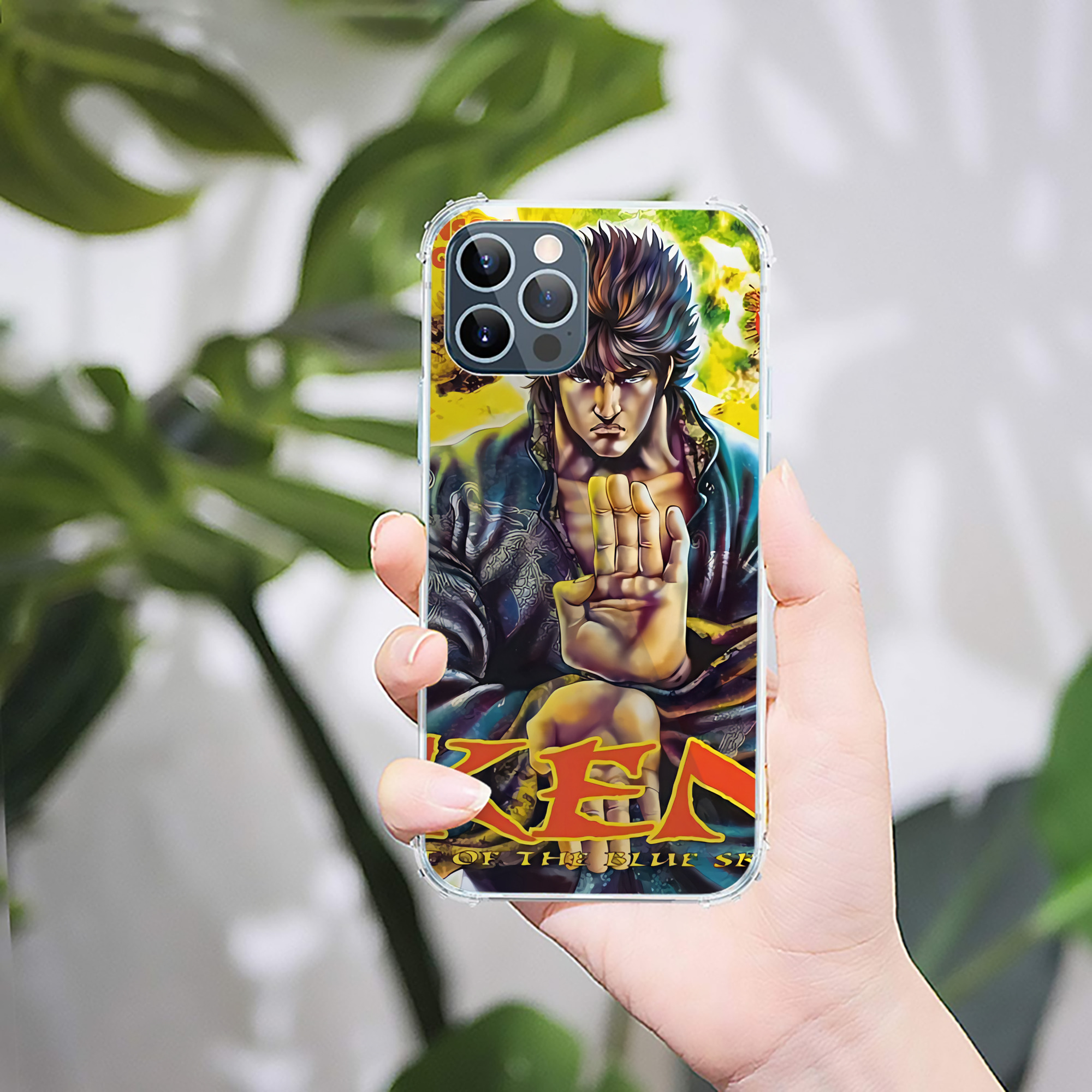 （画像用） 北斗の拳 Fist of the North Star 【iPhone 12シリーズ対応】透明スマホケース（クリアソフトケース）